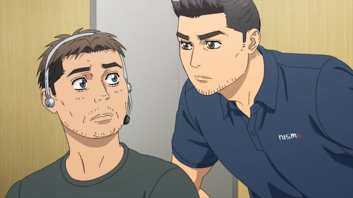 アニメ『MFゴースト』緒方、相葉瞬、場面カット1