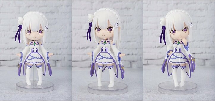 アニメ リゼロ エミリア エキドナの 手のひらサイズ フィギュアが登場 交換用の腕パーツも付属 ニュース Abema Times