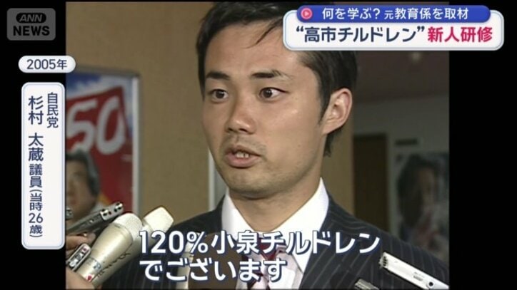 自民党　杉村太蔵衆院議員（当時26）