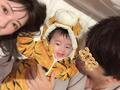  くみっきー、息子を囲んだ家族ショットを公開「夫婦で萌えてました」 