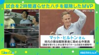 【映像】正にヒーロー！ 颯爽とハチを駆除する様子