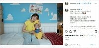 おのののか、愛娘とトイストーリーホテルを満喫する姿を披露し「バナナちゃん可愛い」「そっくり」の声