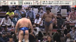 【画像】マス席まで飛び込んだ翔猿