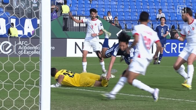 接触で吹っ飛んだ古谷