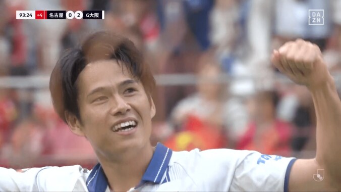 「うますぎて笑う」ガンバFWの“50m独走アシスト”が脚光！「９割ジェバリの得点」絶品フェイク→完璧パスの一部始終 4枚目