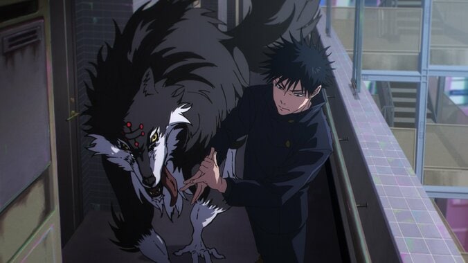 日車を探し、別々の場所に案内された虎杖と伏黒は…アニメ『呪術廻戦』第55話先行カット・あらすじ公開 5枚目