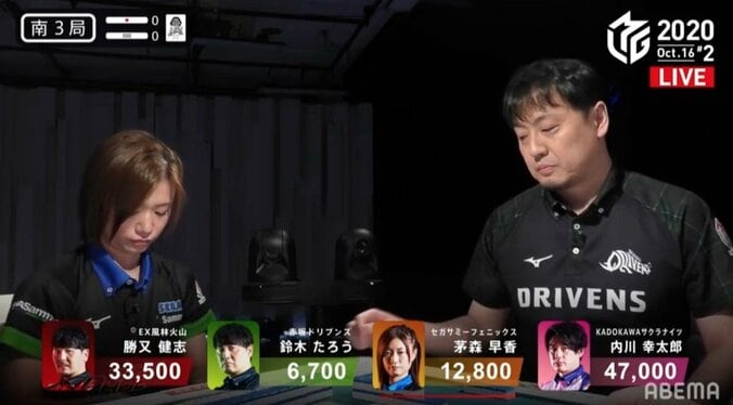 役満級の激レア役が出た！3年目のMリーグで初の「チャンカン」が成立 出現確率0.05％とも 2枚目