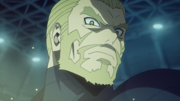 アニメ「怪獣８号」12話場面カット 四ノ宮功