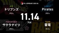 【中継】大和証券 Mリーグ ドリブンズvsサクラナイツvs雷電vsPirates