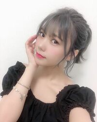 元乃木坂46川後陽菜「この状態でデートしたい」ポニテ＆ピンクメイクの“あざとかわいい”ショット