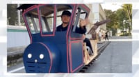 【映像】キャンパス内を走る“学生自作の列車”