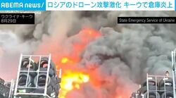 立ち上る黒煙と激しい火炎…ロシア軍がドローン攻撃を激化 キーウ“麻痺作戦”の一環か ウクライナ