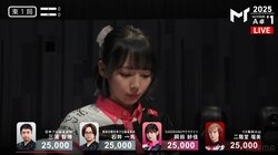 「リボンかわいい」「脚なげーな」モデル雀士・岡田紗佳、久々のユニ姿＆おしゃれアクセントにファンが大注目／麻雀・Mトーナメント