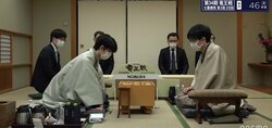 豊島将之竜王、封じ手は「△3三金」、藤井聡太三冠の手番で対局再開 難解な中盤を抜け出すのは／将棋・竜王戦七番勝負