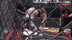 “アウトローのカリスマ”瓜田純士、衝撃の秒殺KO負け！『THE OUTSIDER』レジェンド対決は萩原裕介に軍配