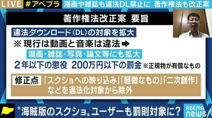 違法にアップロードされた漫画をスクショしたらどうなる? 著作権法改正案、基準の曖昧さが“萎縮効果”生む懸念も 2枚目