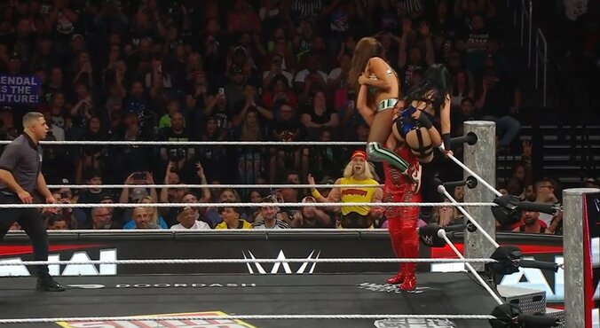 興奮気味のハルク・ホーガン風ファン