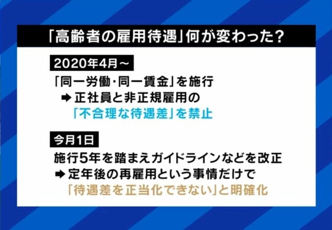 高齢者の雇用待遇、何が変わった？