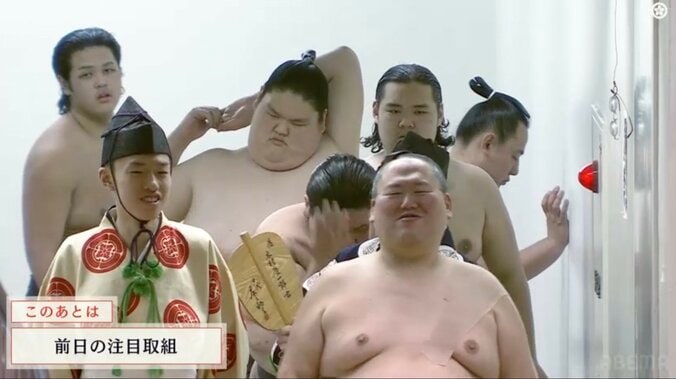 力士たちが大集合して準備する“レア映像”