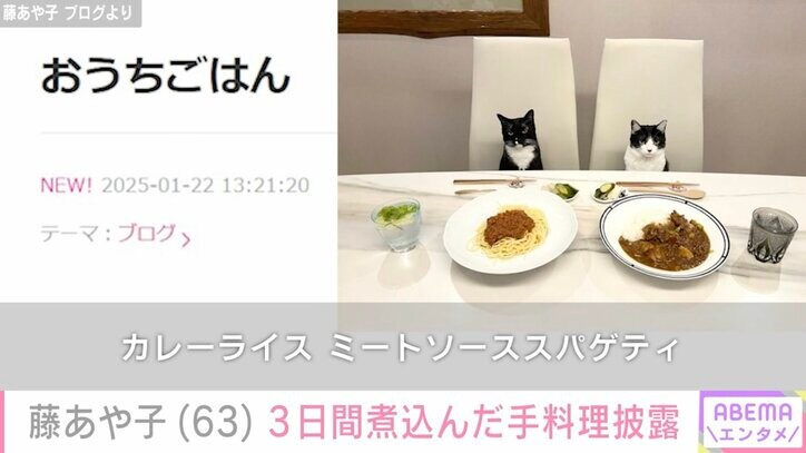 【写真・画像】藤あや子、3日間煮込んだ“洋食屋さんクオリティー”の手料理に反響　2枚目