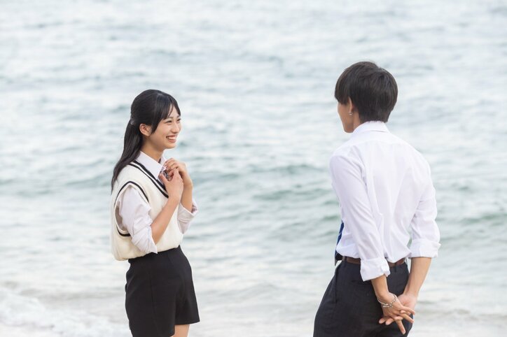 清楚系モテ女子、イケメン男子と告白成立で大胆お姫様抱っこ!「ドキドキしたの、一緒にいて」