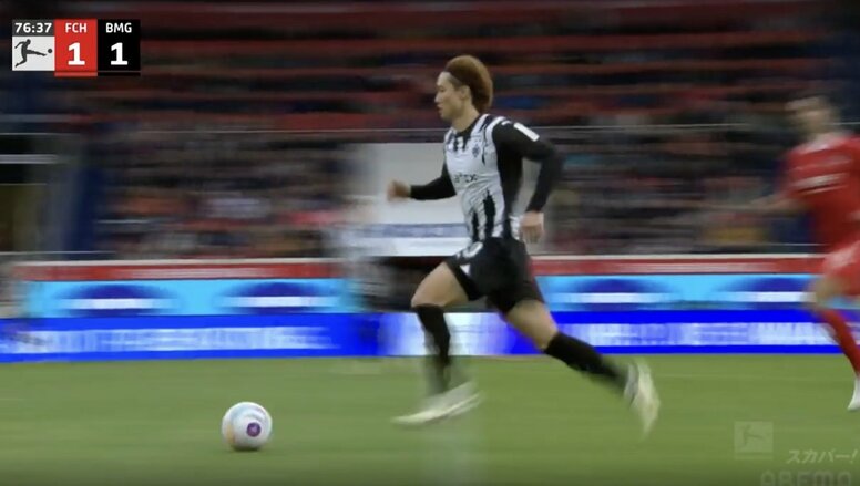 パス成功率100%！ボルシアMG板倉滉がボランチ出場で大暴れ！爆速ドリブルで侵入→攻撃の起点となるパスを炸裂した瞬間　中盤でもトップレベルの証明