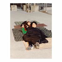 岡本夏美、望月歩との『ニビハコ』オフショット披露 「大好きな2人」「すごい可愛い写真」の声