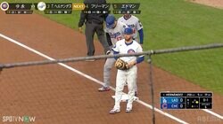 塁上でも“第2の勝負” 今永昇太の超速牽制に大谷翔平「ヒヤリ」 堪らず頭から帰塁…球場どよめき