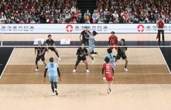 男子バレー、“片手”でバックトスの離れ業に驚きと反響広がる「現地で見たけど…」「アニメのようだ」