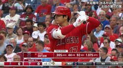 大谷翔平、好機で今季19個目＆直近4試合で3つ目の申告敬遠 エ軍はフィリーズの一発攻勢に沈んで今季ワーストタイの借金6