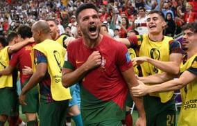 「あっという間の出来事」初先発でハットトリックの活躍を見せたポルトガル代表FWゴンサロ・ラモス、C・ロナウドには「僕にも語りかけてくれた」