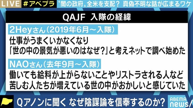 「なぜ“影の政府=ディープステートは存在しない”という前提なのか。みんな生活が苦しい。そこで気づいてほしい」Qアノン信奉者に聞く 4枚目