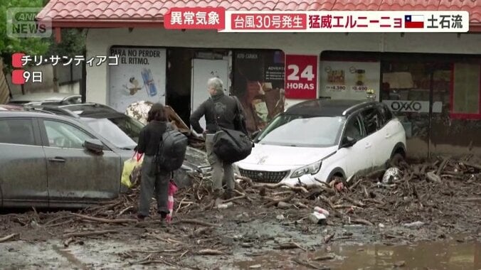 一面の泥