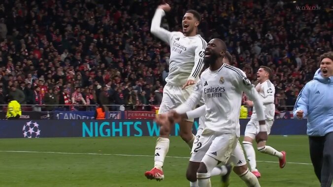 【映像】リュディガーがPKを決めて全員で「煽り走り」した瞬間