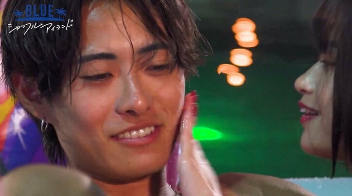 小悪魔女子の水着でのキスの誘惑にニューヨーク屋敷「俺、全部失ってしまう…今あるレギュラーとか全部なくなってまう」『シャッフルアイランド Season2』 