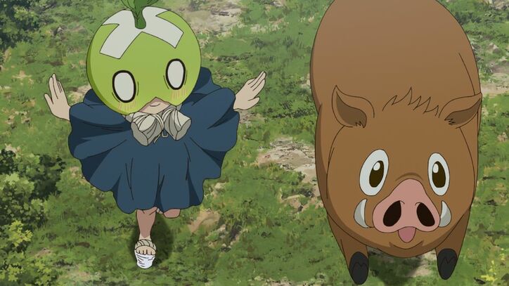 アニメ「Dr.STONE NEW WORLD」千空たちの通信が何者かに妨害される…第3話先行カット&あらすじ公開