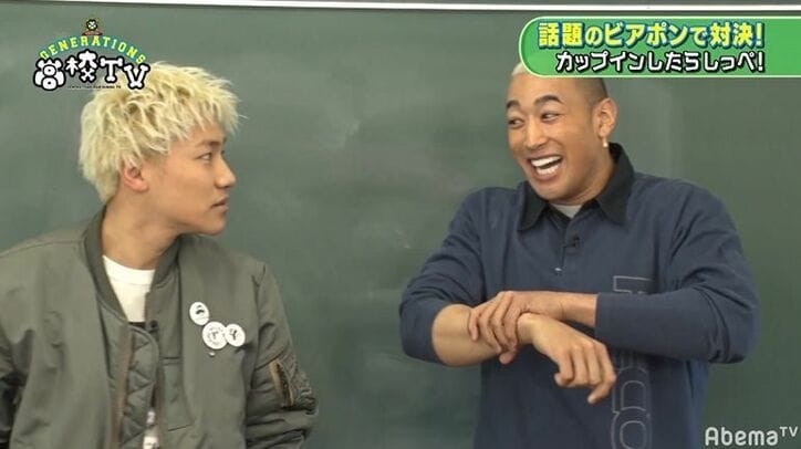 メンディーの強烈すぎる“しっぺ”に、ヤングチームの隼＆玲於が悶絶「骨が折れた音がした」