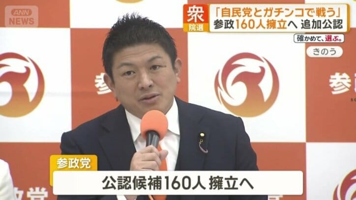 参政党の神谷宗幣代表