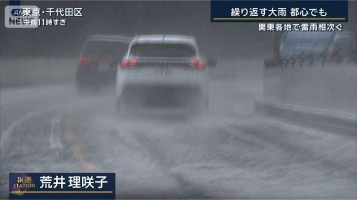 激しい雨