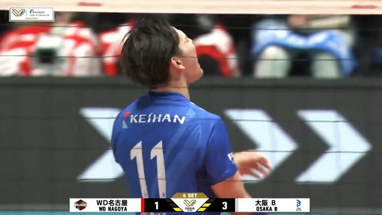 味方も笑ってる… 西田有志がエース対決で“珍リアクション” 宮浦健人の強烈スパイク直撃で突然、無邪気になる