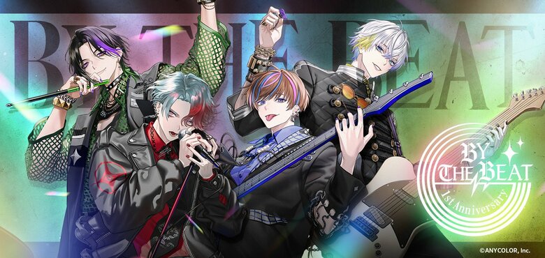 NIJISANJI EN "BY THE BEAT" Celebrates 1st Anniversary! Commemorative Merchandise with Special Visuals to be Released on March 15