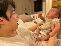 桃『生後6週間　じろの目の経過』