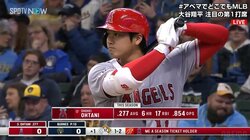 大谷翔平に疲れなし！16戦連続スタメン出場 第2打席にライト前ヒットで4試合連続安打 直近3試合は打率4割超え