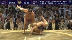 “負け越さない力士”友風　初土俵以来の連続勝ち越し「13」へ白星スタート