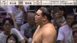 豊昇龍、長い睨み合い→“気合発動”で館内どよめき 「激アツ」「激おこ」ファンも興奮