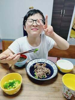  山田花子、次男の苦手な食材を使用した手料理「おかわりしたよ」 