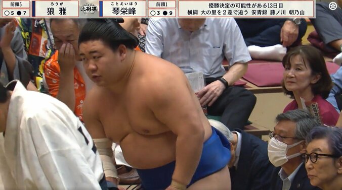 「髪の毛パープルやん」大相撲、あまり映らない特等席に“大物MC”が鎮座「品格が違う」 3枚目