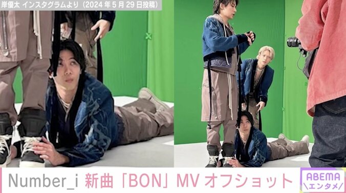 【写真・画像】Number_i 再生数最速記録更新の新曲「BON」MVオフショット公開「宇宙一かっこよかった」ファン絶賛　1枚目