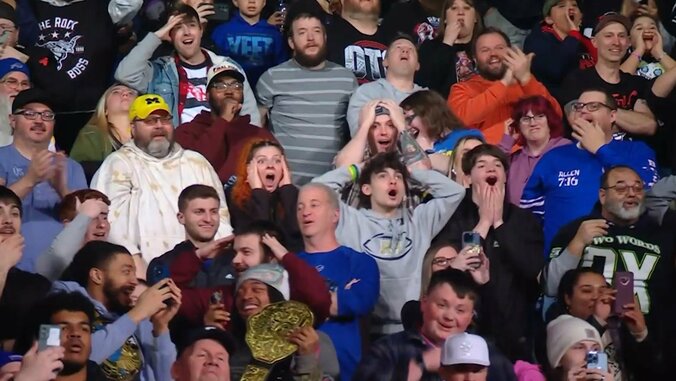 観客もお口あんぐり