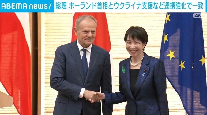 ポーランドのトゥスク首相と高市総理大臣